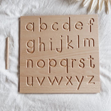 Load image into Gallery viewer, Wooden Tracing Board - Alphabet
